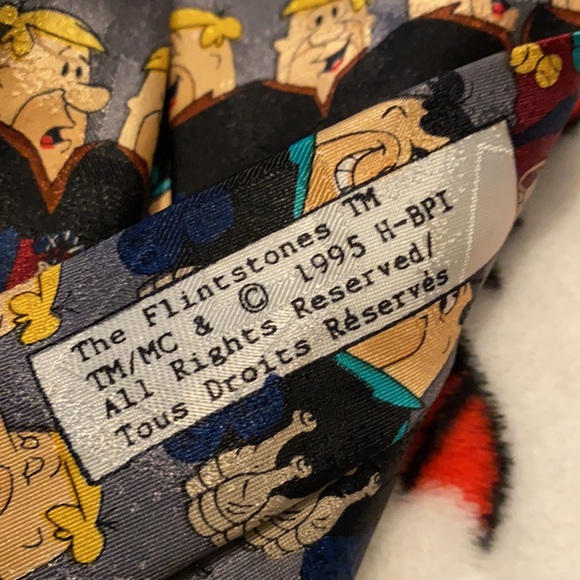 Vintage 90s Flintstones Tie - Picture 4 of 6